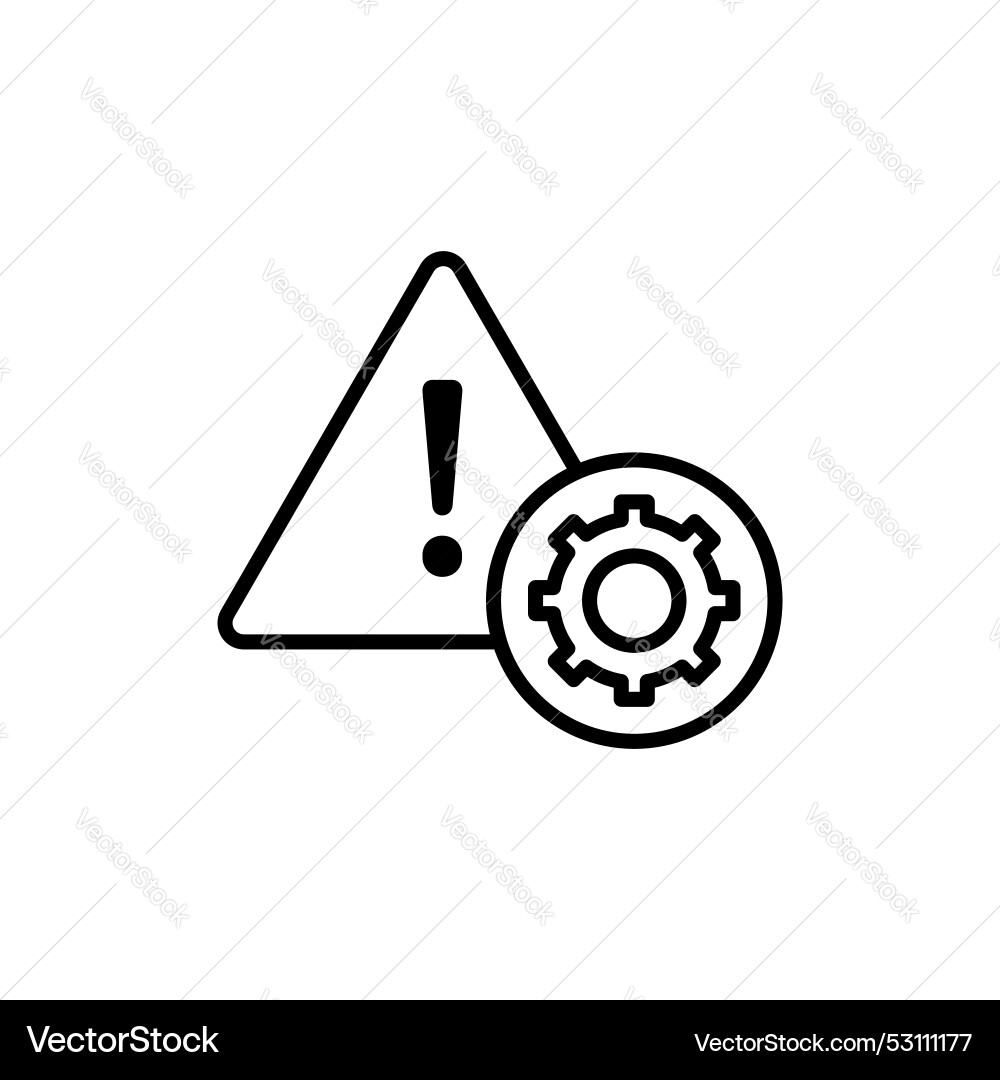 System error icon Vector Image