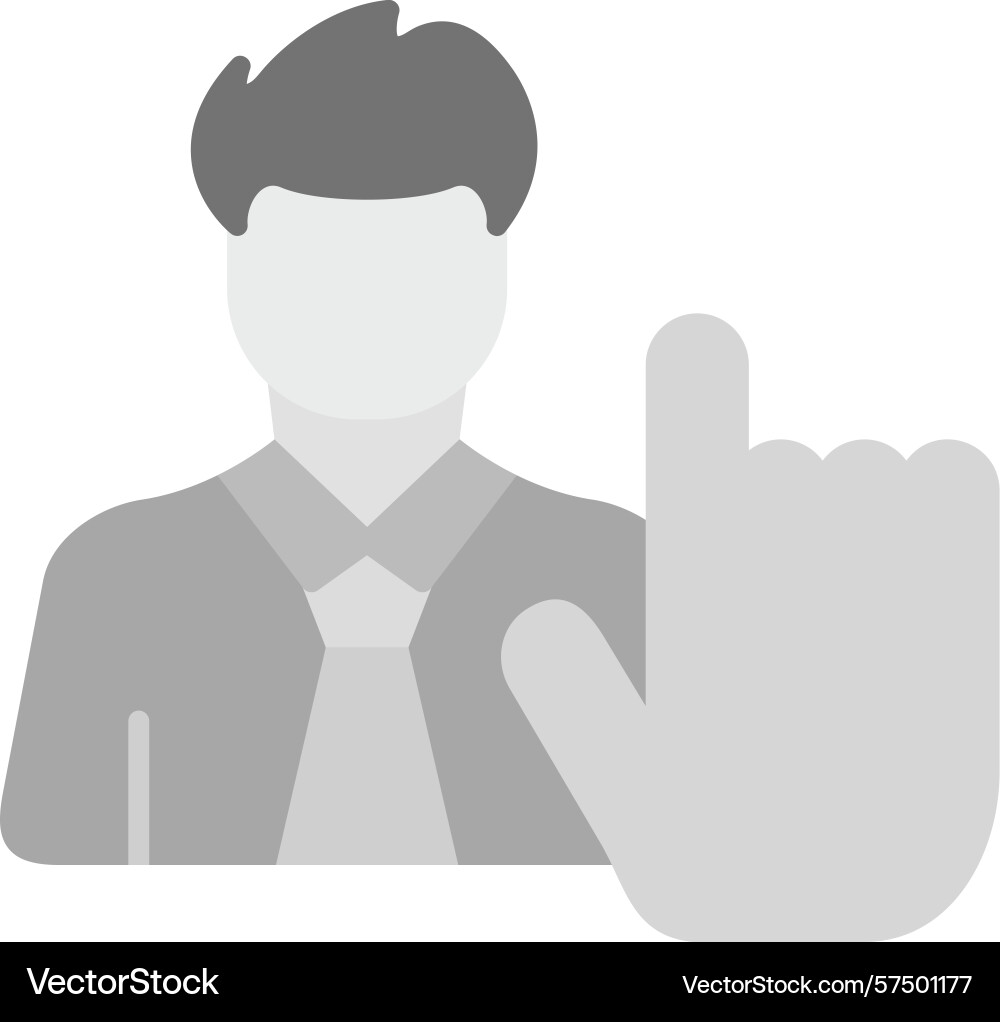User click icon Vector Image