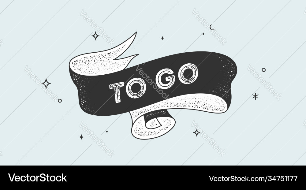 zu gehen Vintage-Band Zu gehen Vintage-Band vektorbild
