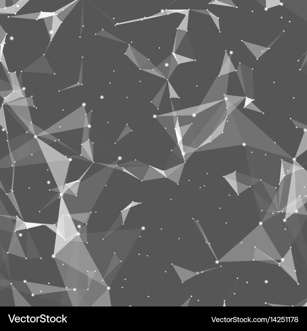 Abstract mesh background chaotically vector image