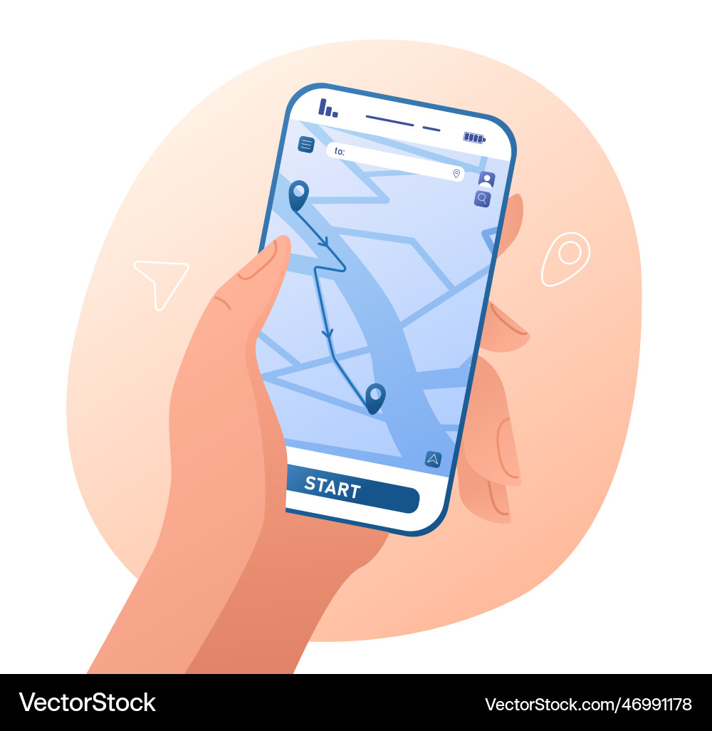 Concept of navigation Concept of navigation vector image