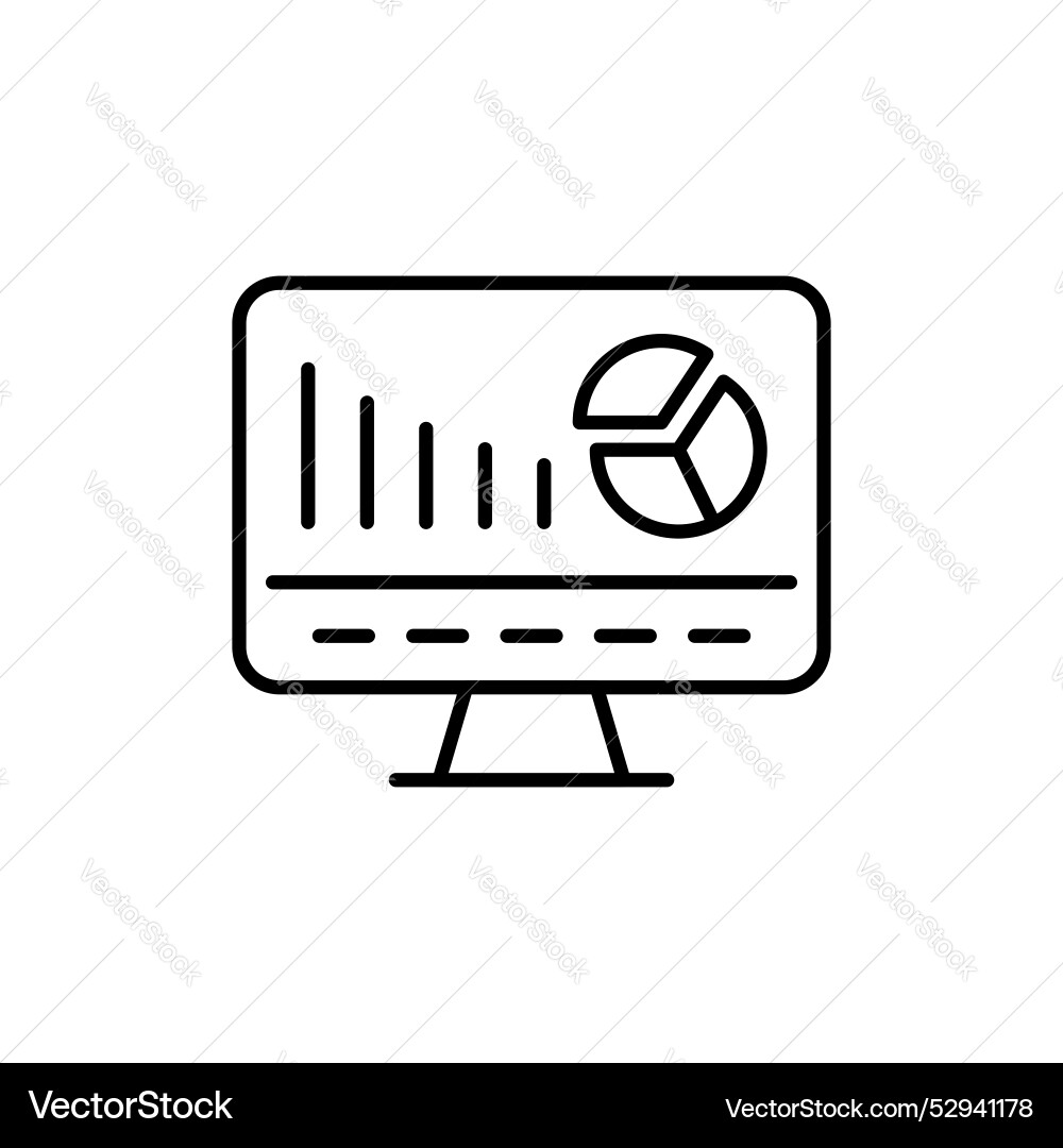 Dashboard icon set real time data monitor symbol Dashboard icon set real time data monitor symbol Vector Image