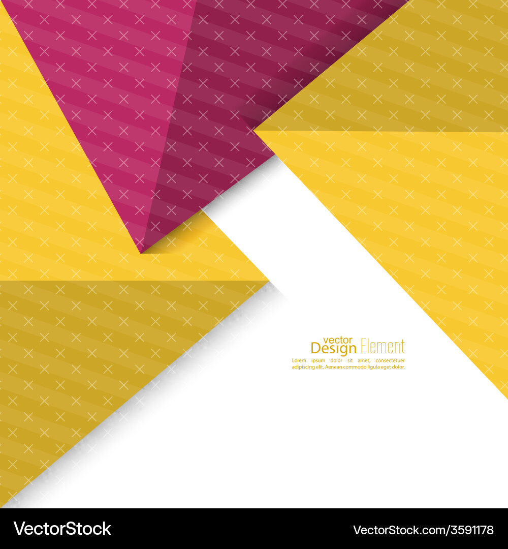 Dynamic Geometric Triangle Pattern vector image