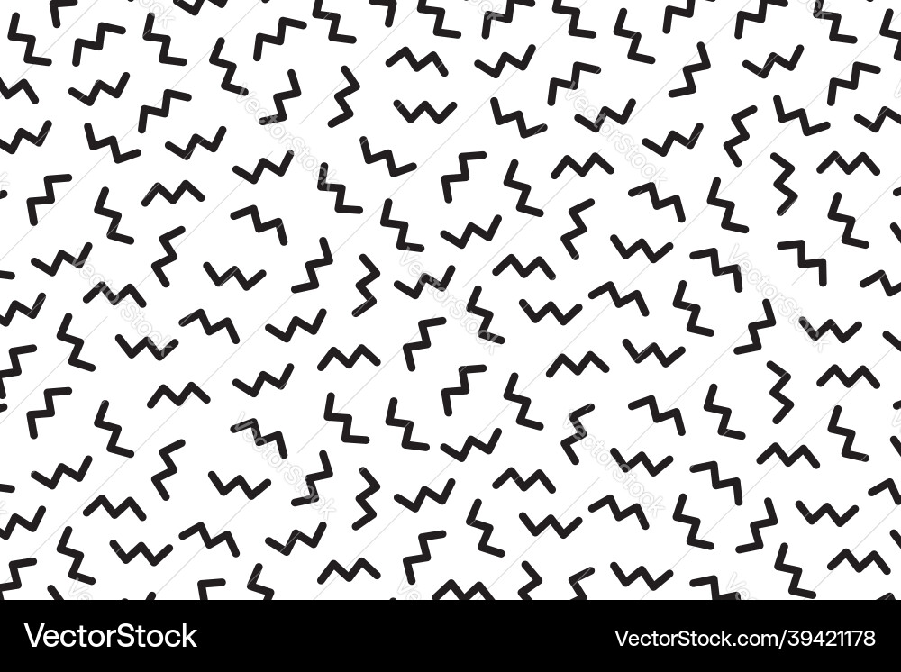 Memphis abstract pattern on white background Memphis abstract pattern on white background Vector Image