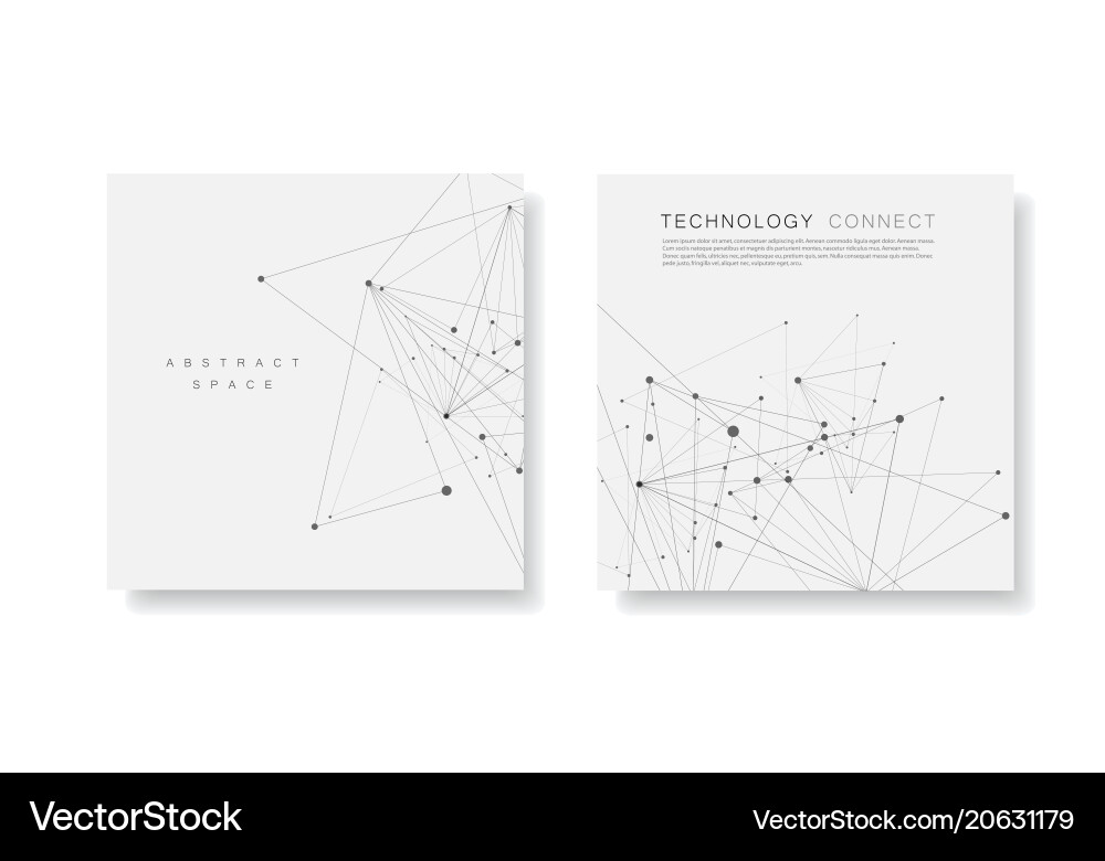 Abstract geometric molecule structure style Abstract geometric molecule structure style Vector Image
