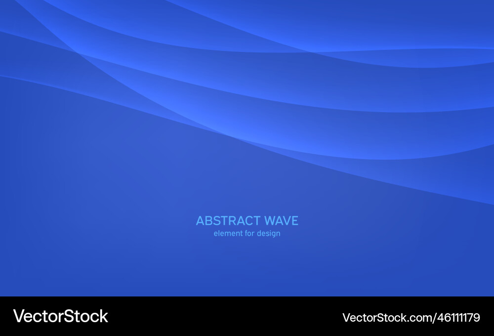 Abstract wave element for design digital vector image