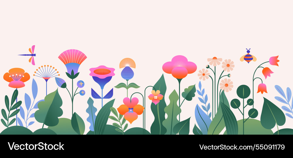 Background and banner decorated with pastel colors Background and banner decorated with pastel colors vector image