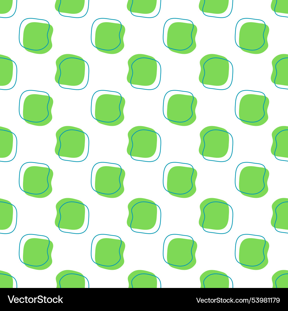 Blob abstrakte Form nahtlose Muster Design Vektorbild
