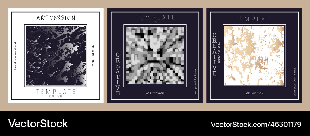 Marble and pixel pattern template for modern Marble and pixel pattern template for modern Vector Image