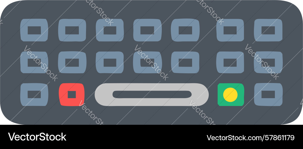 Rgb gaming keypad with programmable keys Vector Image
