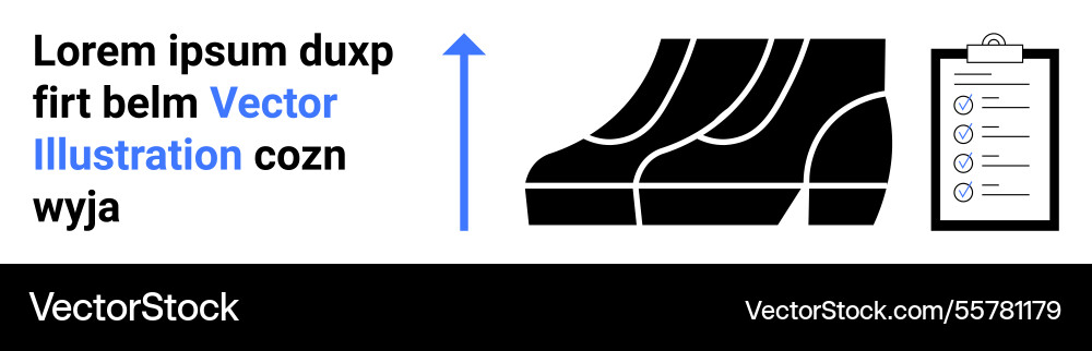 Step-up progress concept with arrow stairs Step-up progress concept with arrow stairs vector image