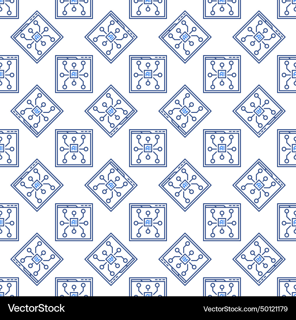 Web browser with ai artificial intelligence Web browser with ai artificial intelligence vector image
