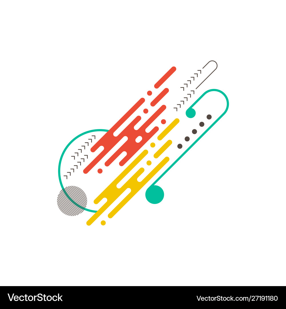 Abstract diagonal geometric shape and line vector image