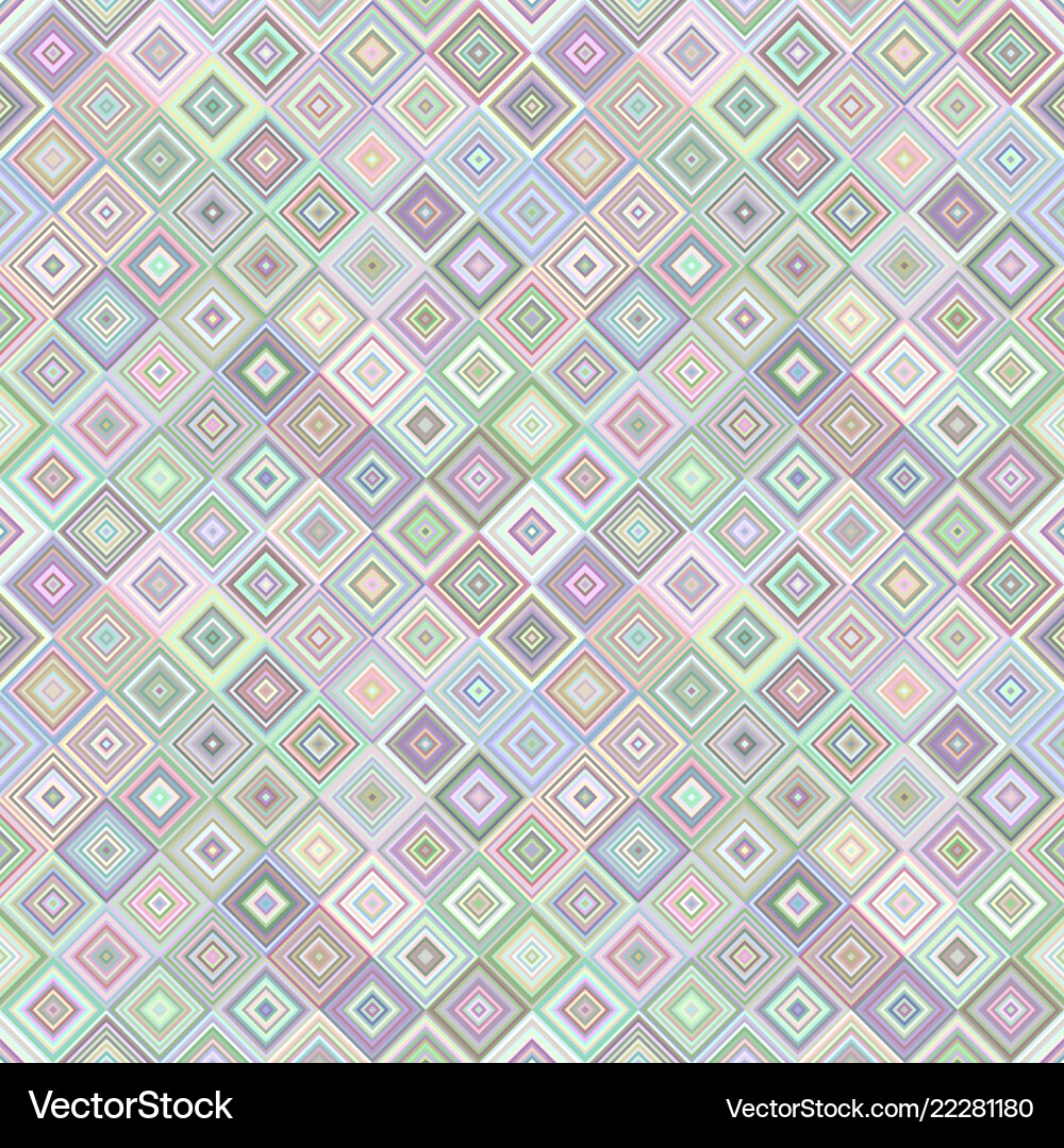 Geometrical diagonal square pattern background Vector Image