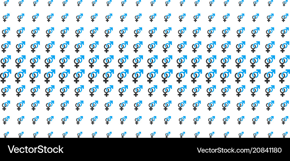 Heterosexual symbol shape halftone array Heterosexual symbol shape halftone array vector image