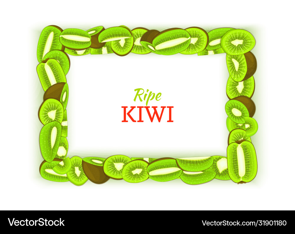 Horizontal rectangular frame composed delicious Horizontal rectangular frame composed delicious vector image
