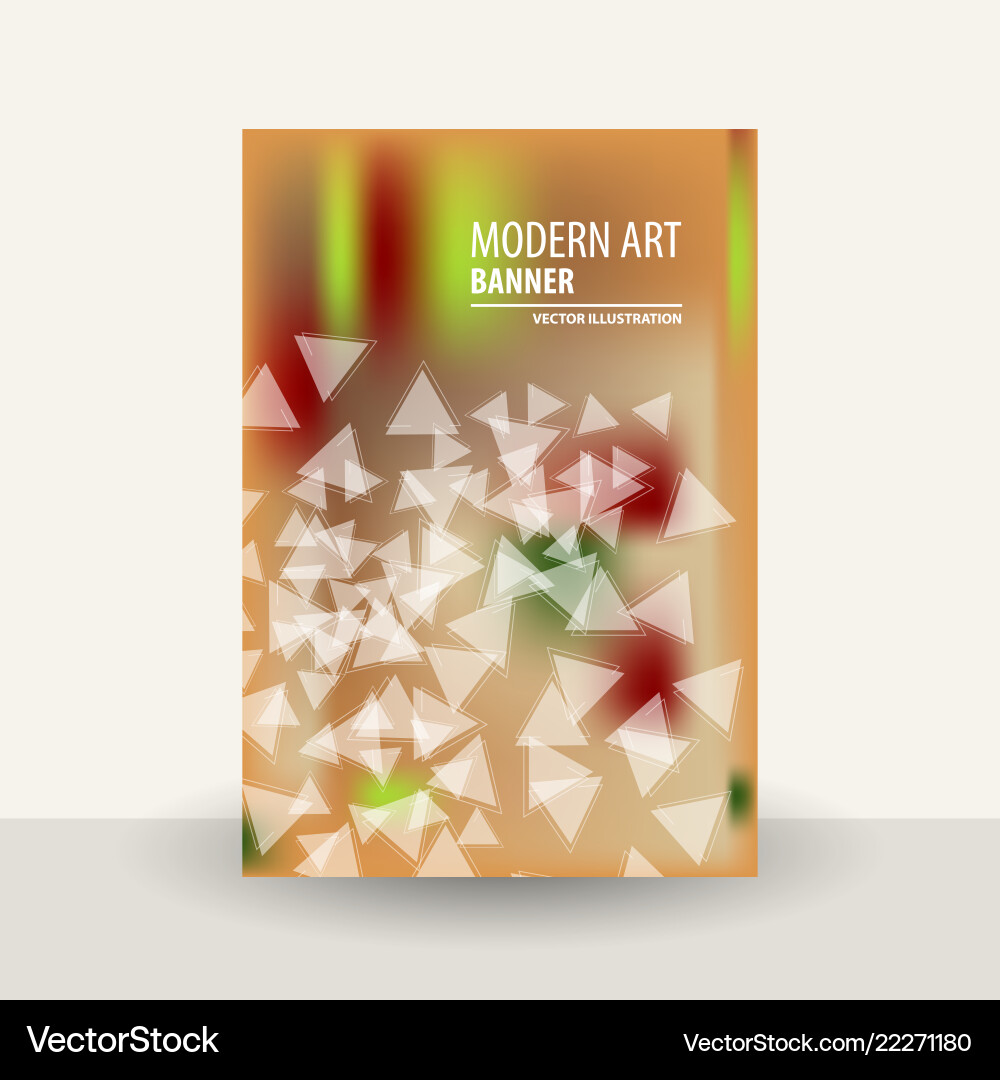 Modern Abstract Website Header Vector Image