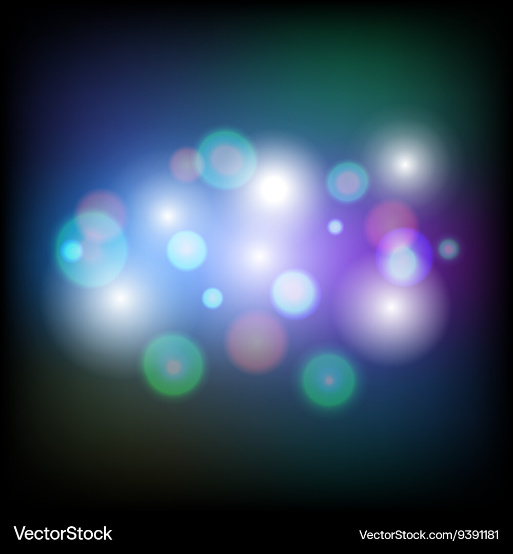 Abstract Bokeh Lights Background vector image