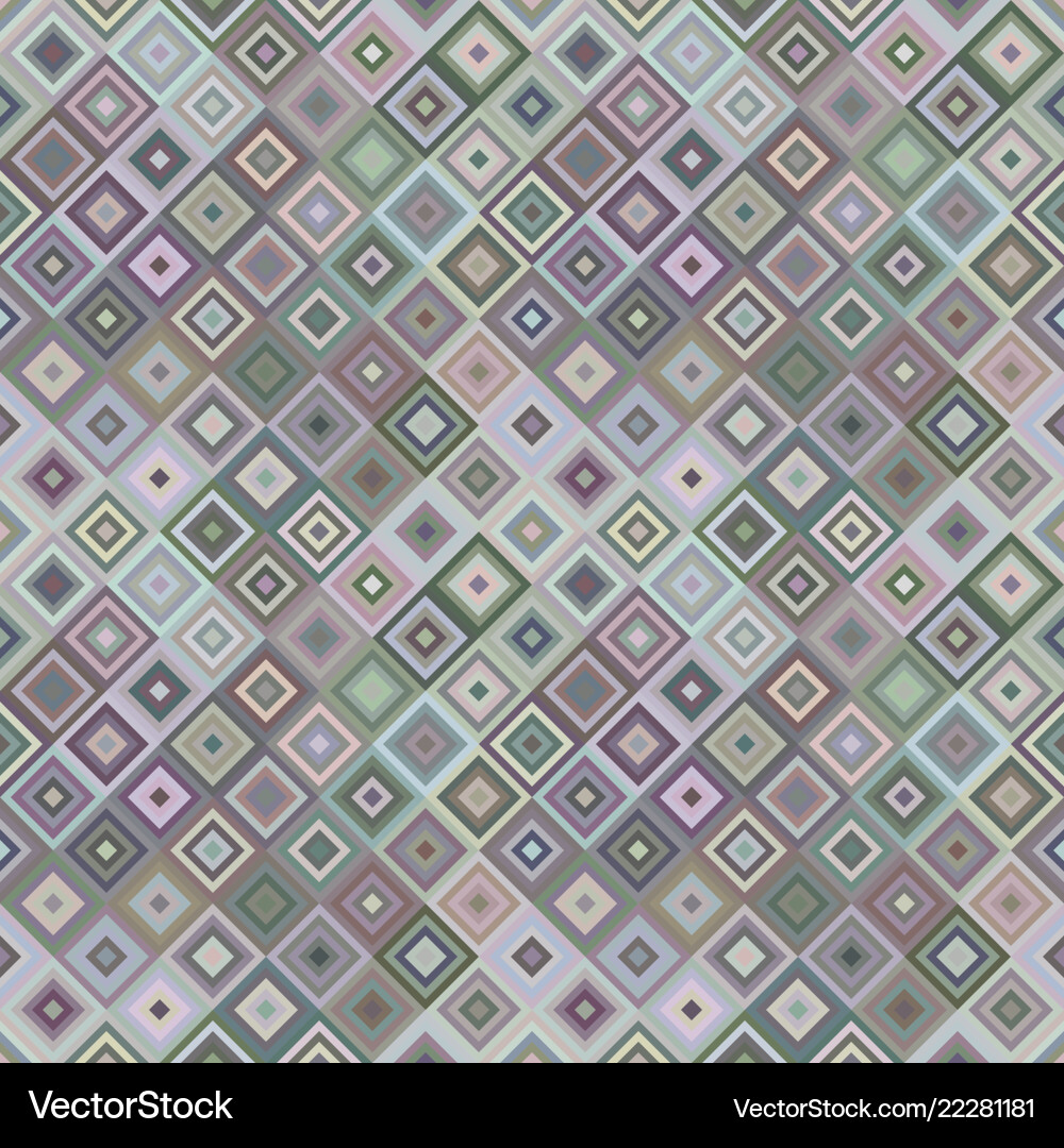 Abstract diagonal square mosaic pattern background vector image