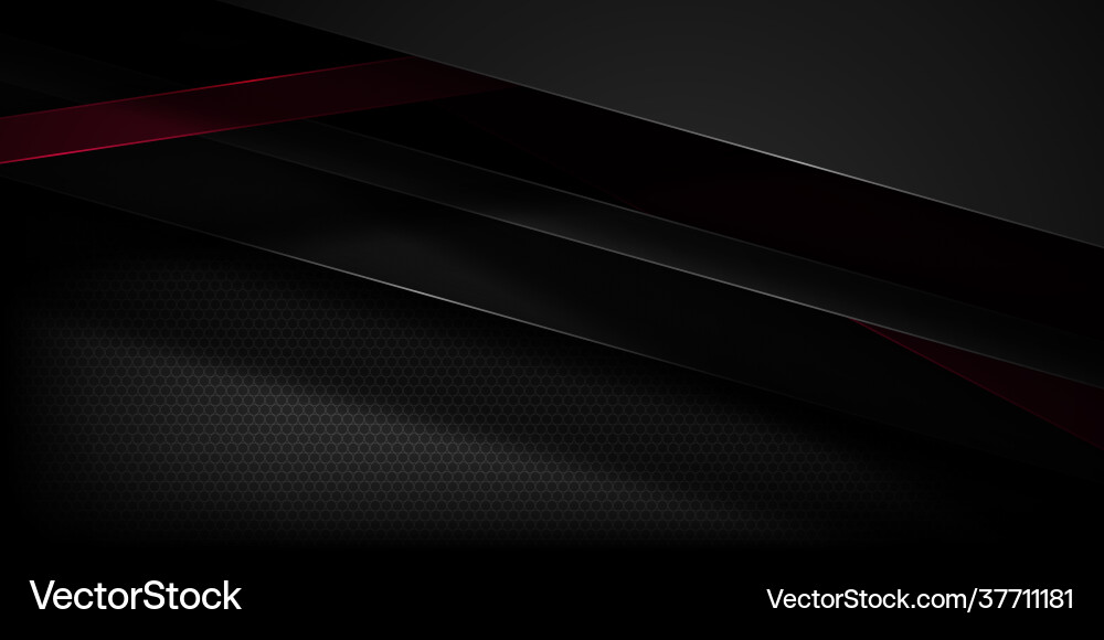 Black abstract background with overlapping Black abstract background with overlapping vector image
