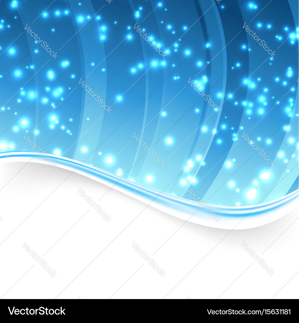 Blue abstract folder layout with soft border Vector Image