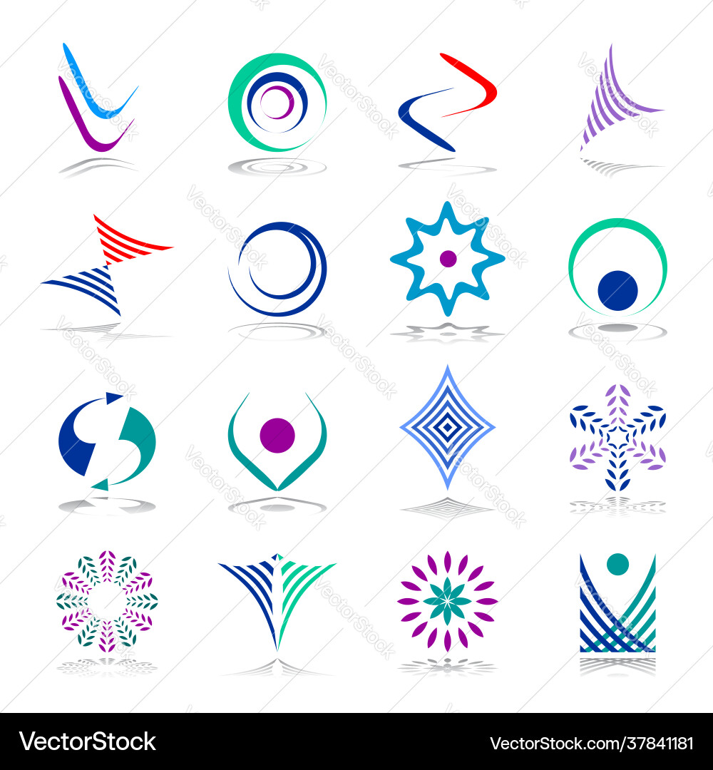 Design elements set Design elements set vector image
