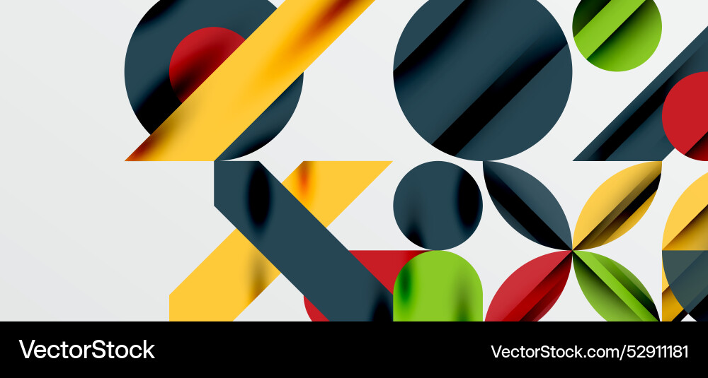 Geometric neo patterns abstract background Vector Image