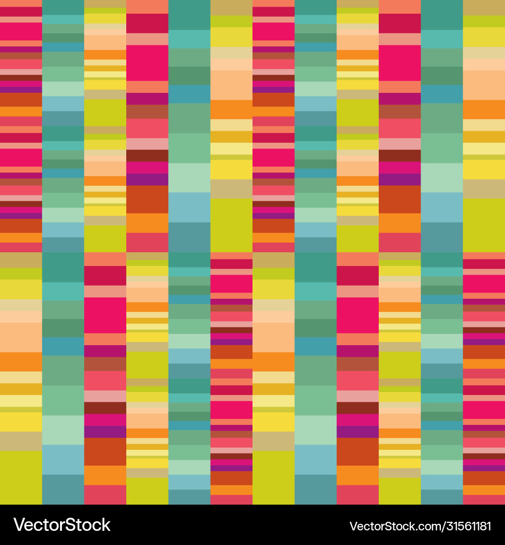 Pattern geometrics color stripes design vector image