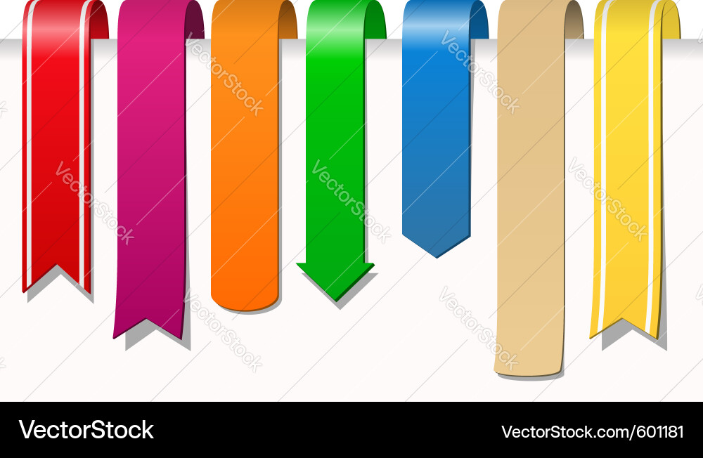 Ribbons Royalty Free Vector Image - VectorStock