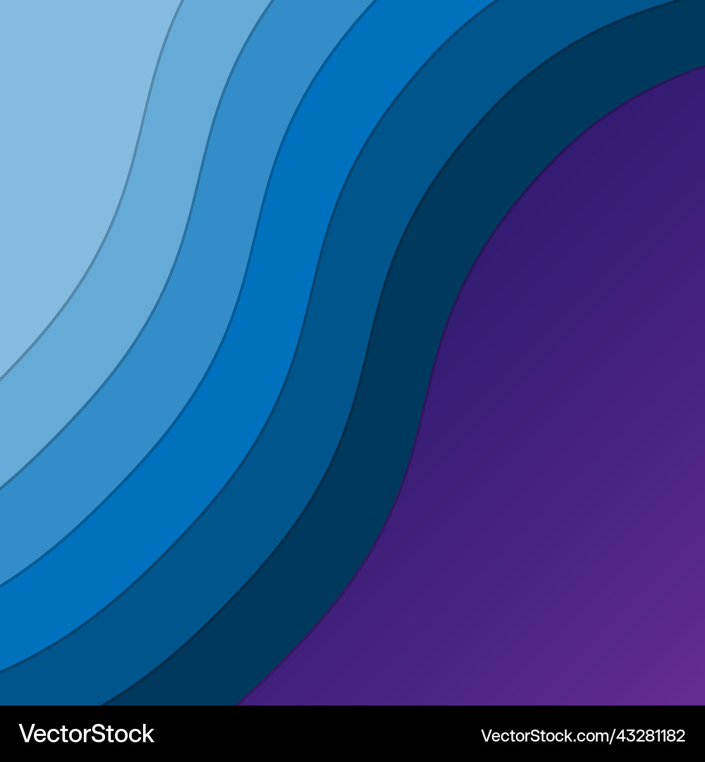 Abstract blue color background dynamic shapes com vector image