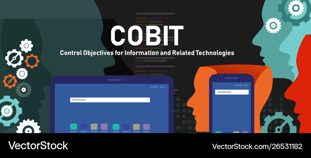 Cobit control objectives for information vector image