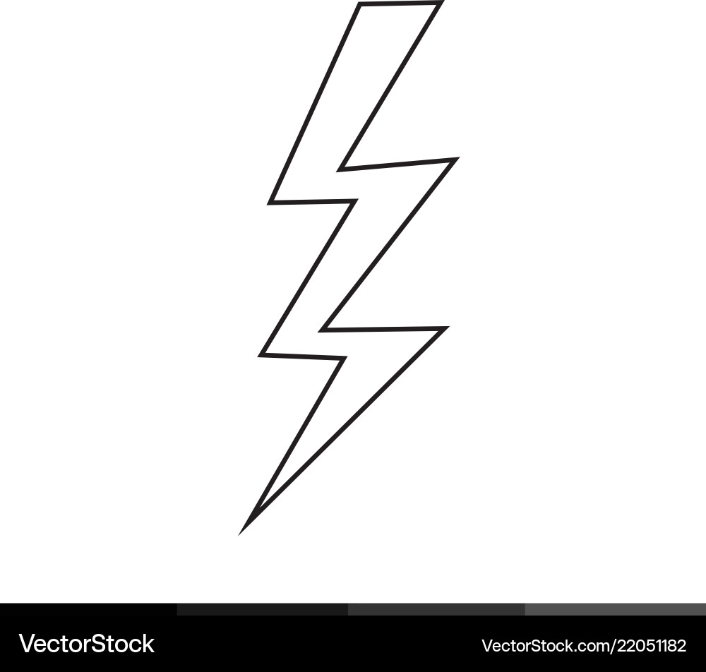 Dynamic Lightning Icon vector image