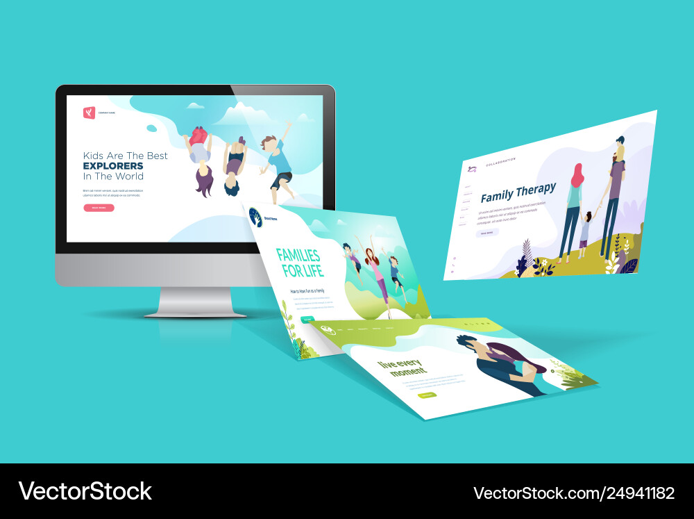 Web design template Web design template vector image