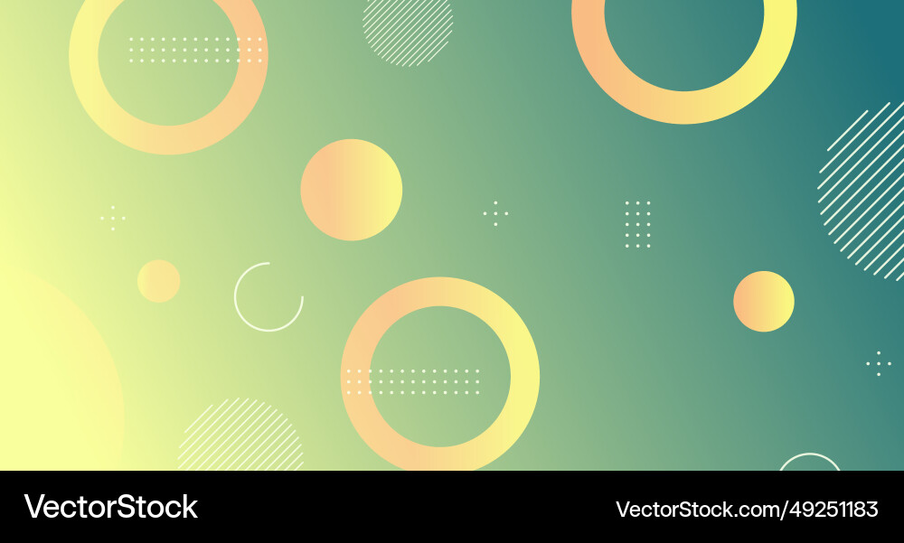Abstract minimal gradient geometric circle Vector Image