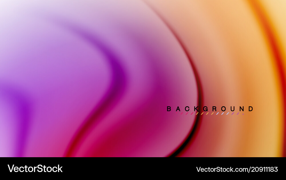 Fluid Color Swirl Abstract Motion Vector Image