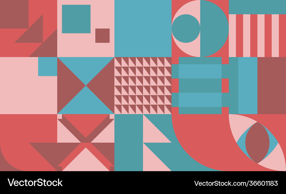 Geometric Shape Pattern Vector Image