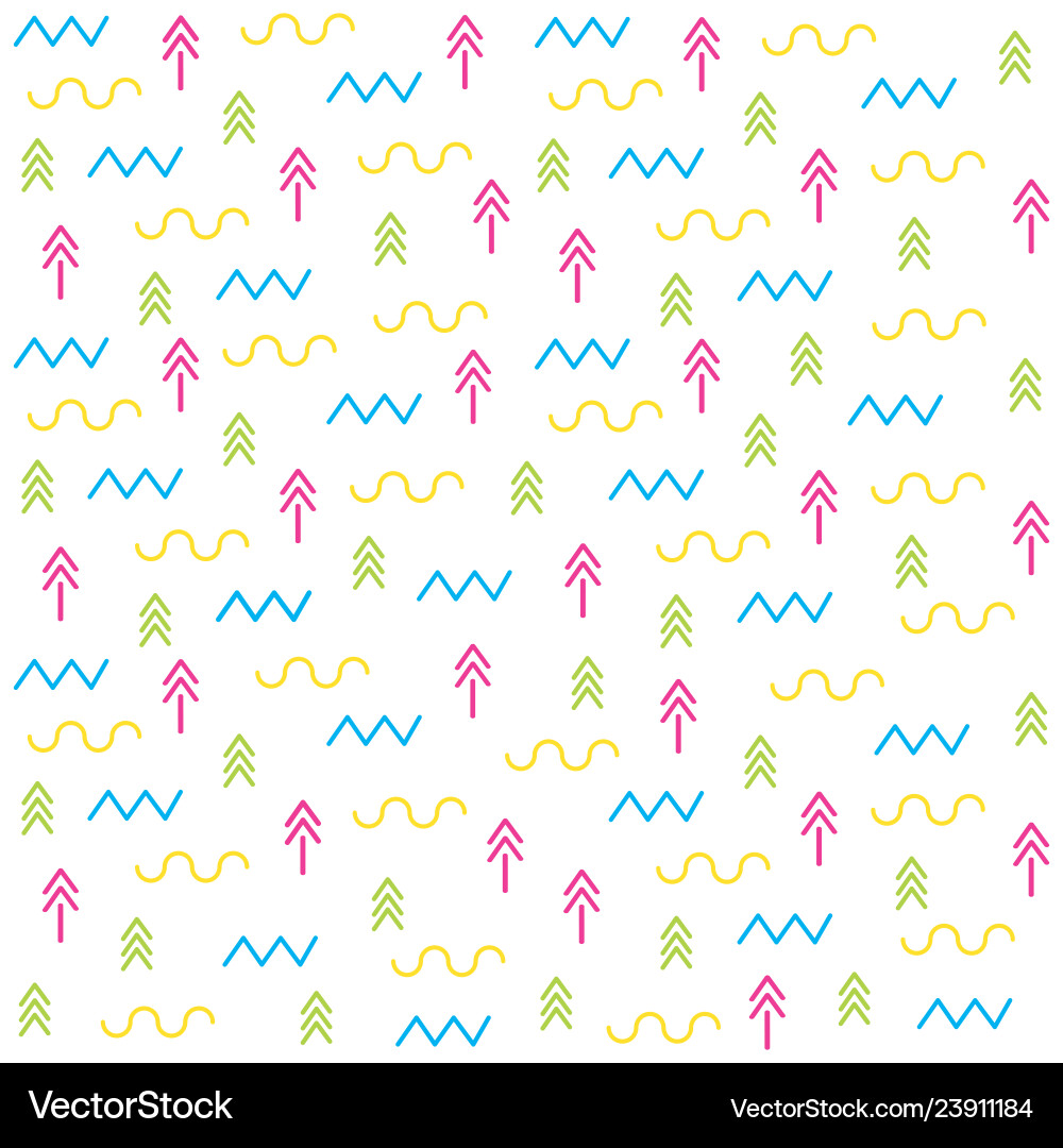 Colorful abstract shape pattern design Colorful abstract shape pattern design vector image