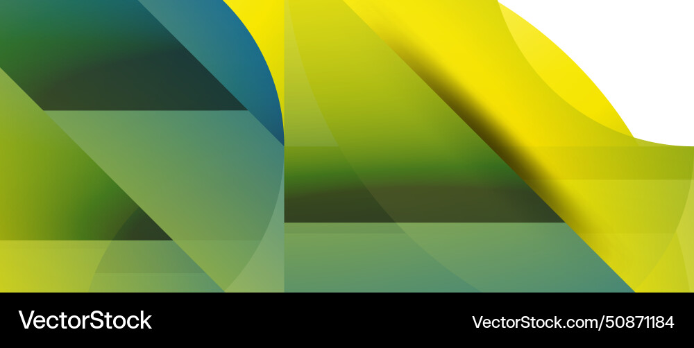 Geometric fusion - abstract harmony of triangles Vector Image
