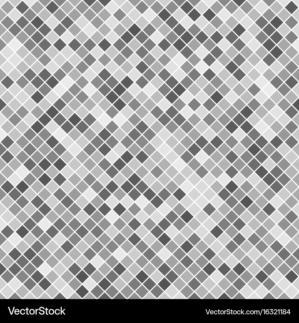 Grey square pattern background vector image