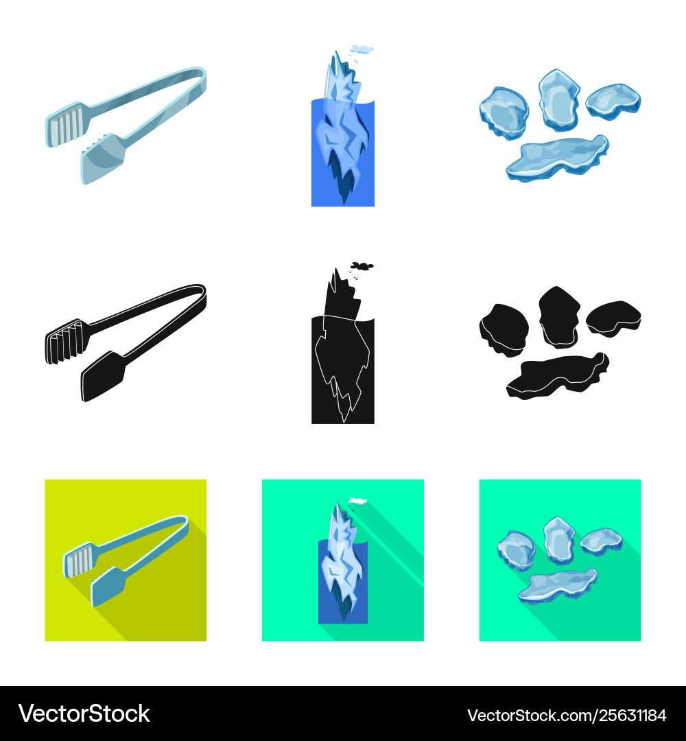 Isolated object texture and frozen sign Isolated object texture and frozen sign Vector Image