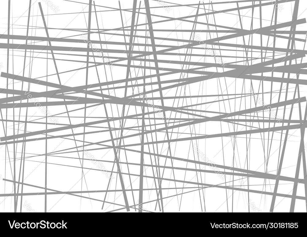 Abstract geometric art with random chaotic lines Abstract geometric art with random chaotic lines vector image