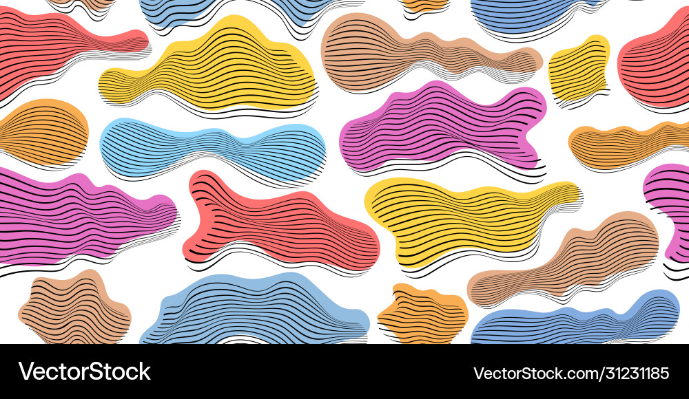 Abstract shapes seamless background pattern Abstract shapes seamless background pattern vector image