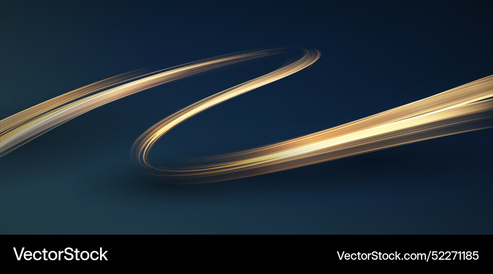 Abstract shiny color gold wave design element Abstract shiny color gold wave design element vector image