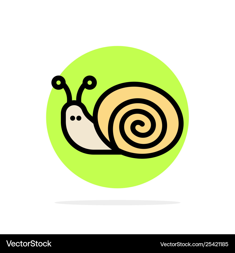 Bug easter snail spring abstract circle Bug easter snail spring abstract circle vector image