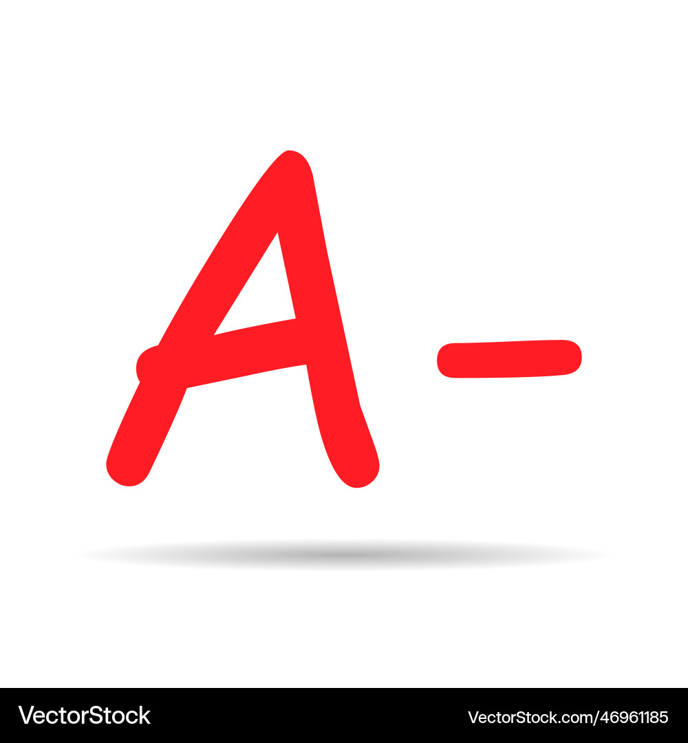 Grad Ergebnis ein Minus mit Schatten Hand gezeichnet Symbol Grad Ergebnis ein Minus mit Schatten Hand gezeichnet Symbol vektorbild