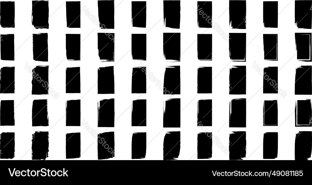 Grunge Rectangular Texture vector image