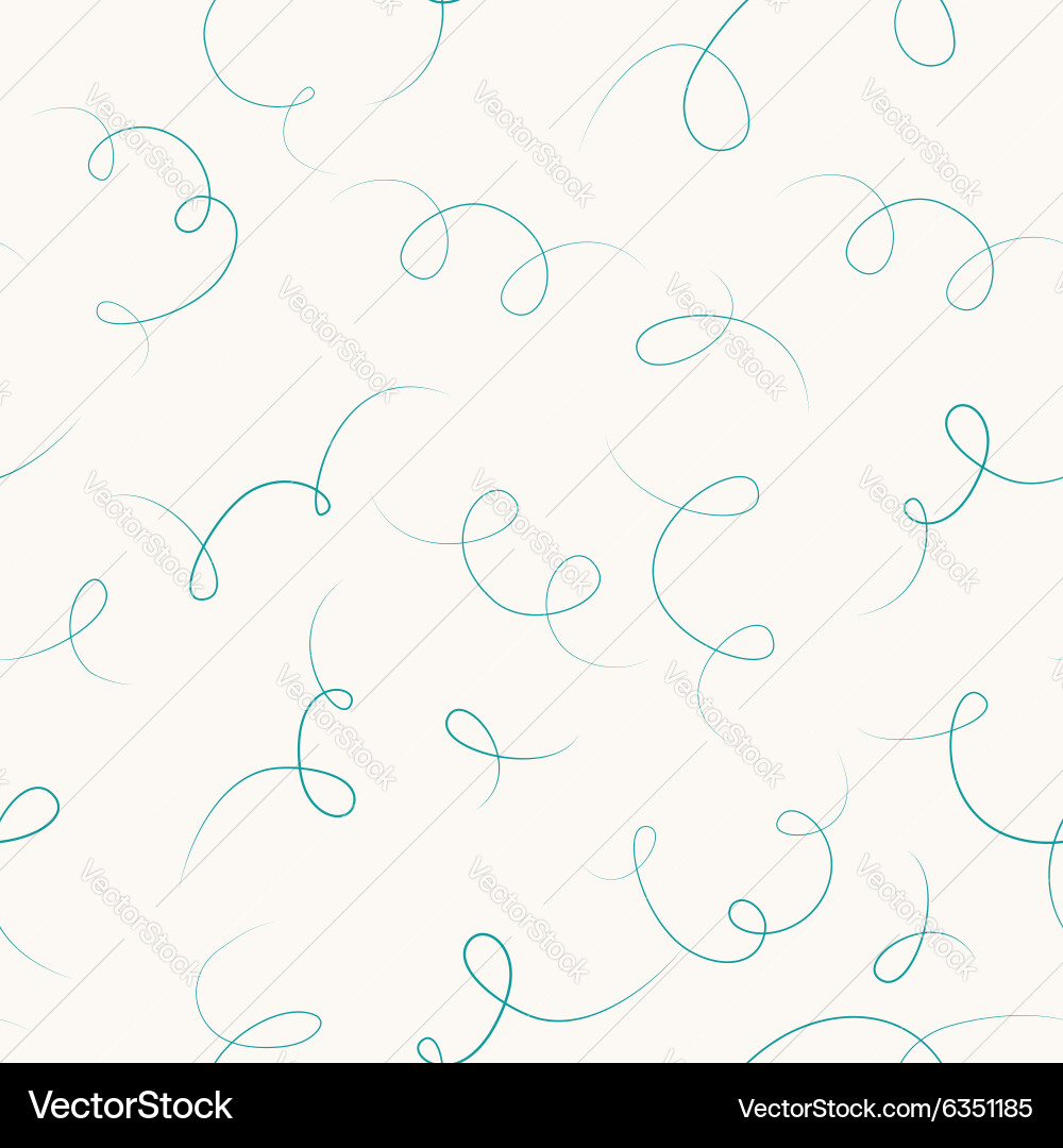 Seamless pattern with tangled line Vector Image