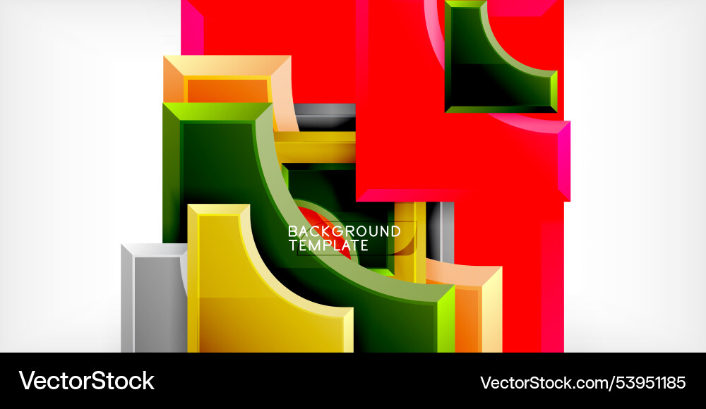 Square arrow shapes with round elements Square arrow shapes with round elements Vector Image