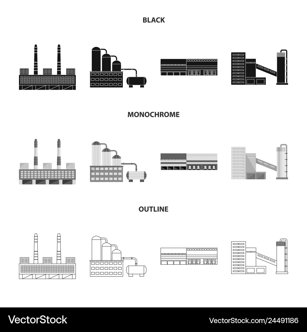 Design of production and structure symbol Design of production and structure symbol Vector Image