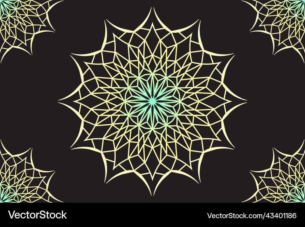 Mandala pattern design background Mandala pattern design background Vector Image